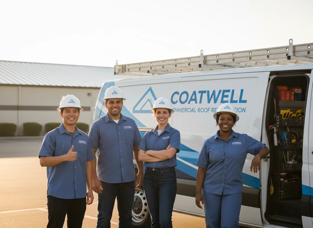 Commercial roof coating company in Forreston, TX